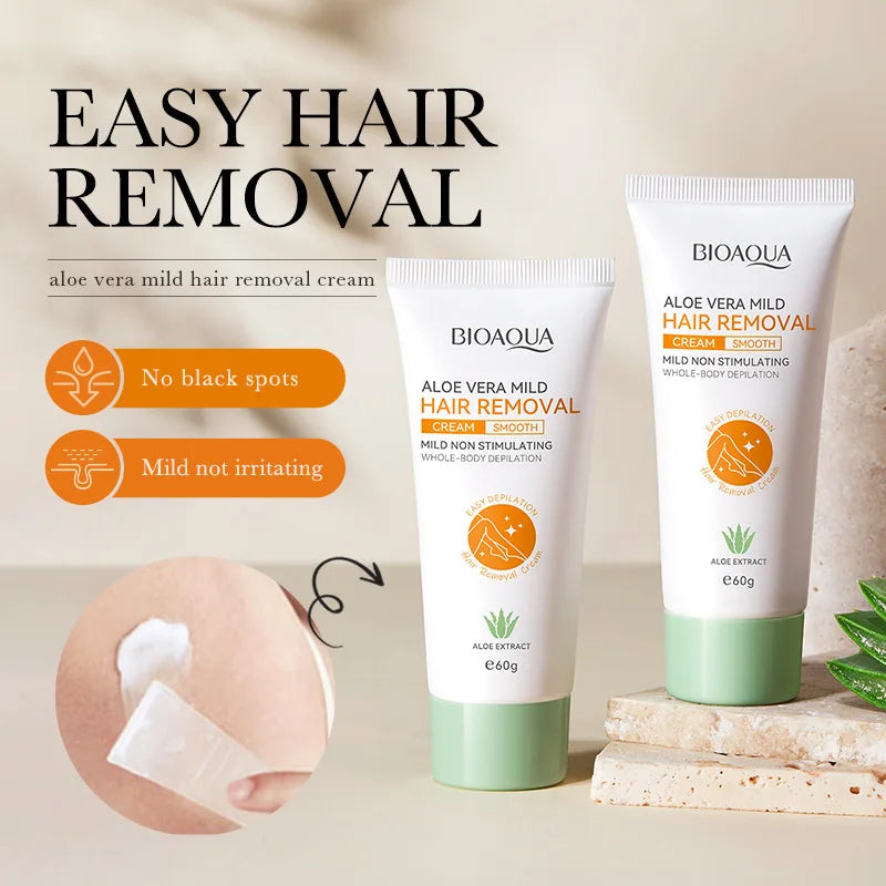 ✨ Silky Smooth Aloe Hair Removal Cream