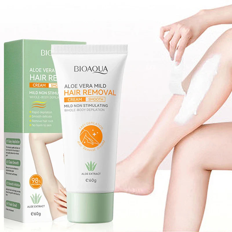 ✨ Silky Smooth Aloe Hair Removal Cream