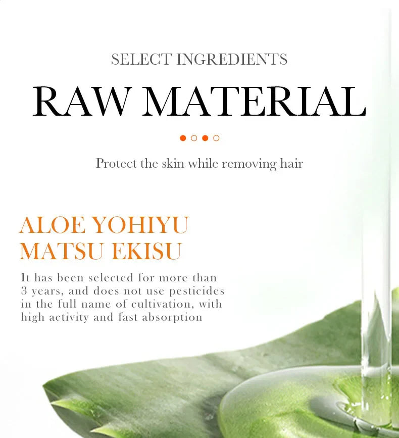 ✨ Silky Smooth Aloe Hair Removal Cream